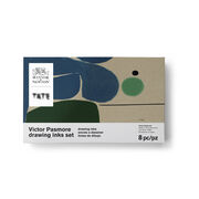 Victor Pasmore drawing inks set front